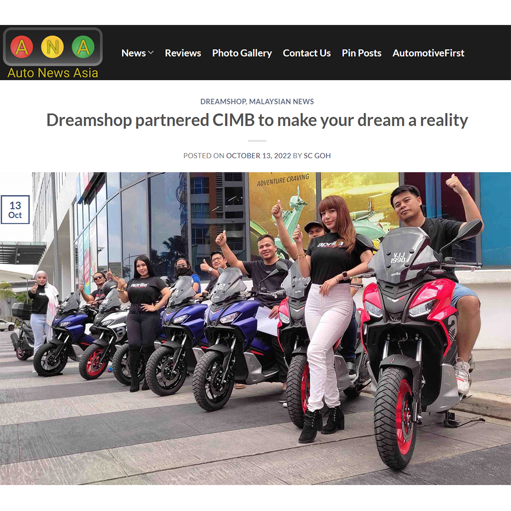 Dreamshop partnered CIMB to make your dream a reality